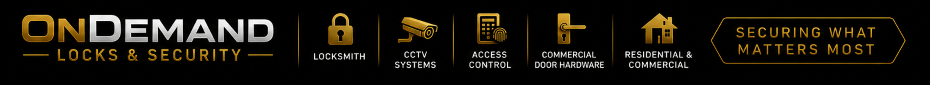 OnDemand Locks & Security — Securing What Matters Most